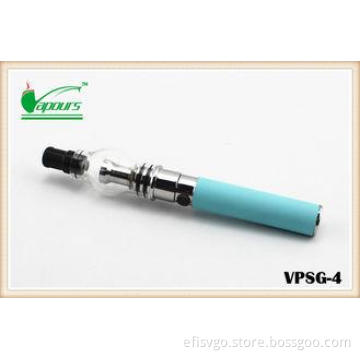 LED Light E Cigarette Atomizer , Pyrex Glass Wax Dry Herb A